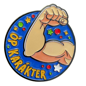 Pin Op Karakter