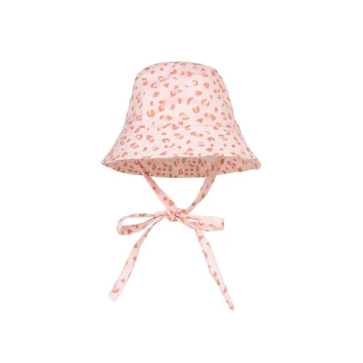 Zonnehoedje Old pink panterprint 1-2 jaar