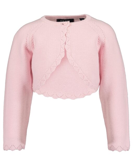 Blue Seven mini girls knitted bolero rosa