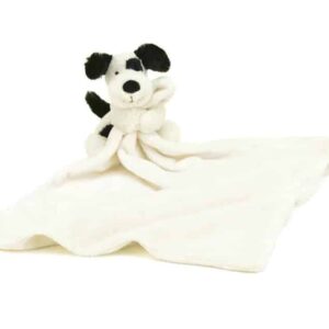 Jellycat Soother Bashful Black&Cream Puppy