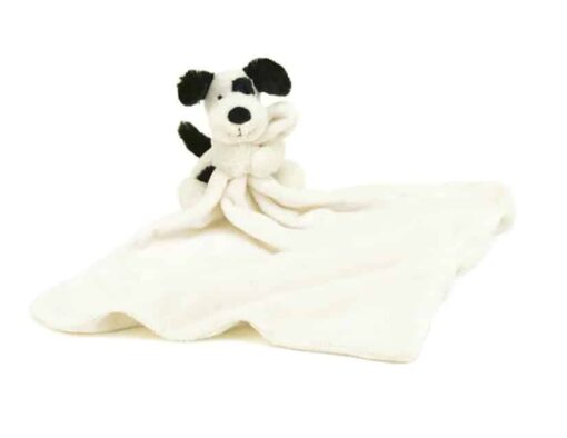 Jellycat Soother Bashful Black&Cream Puppy