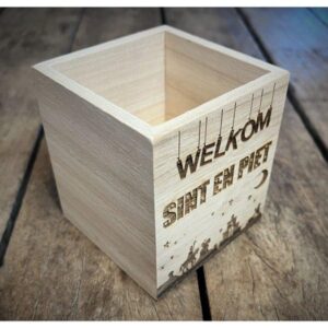 Snoepbakje "Welkom Sint en Piet"