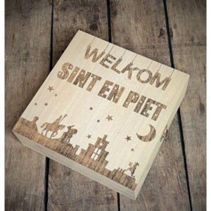 Sint Snoepdoos "Welkom Sint en Piet"