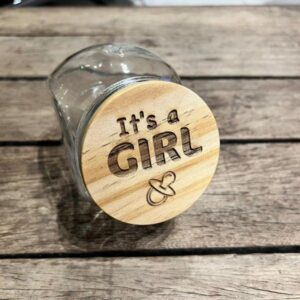 Snoeppotje "It's a Girl"