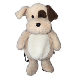 Knuffel rugzak Hond
