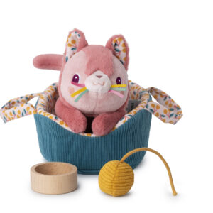 Lilliputiens Jeanne de kat en haar mandje