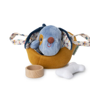 Lilliputiens Jules de hond en zijn mandje