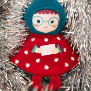 Lilliputiens omkeerbare kerstelf en boom (rood)