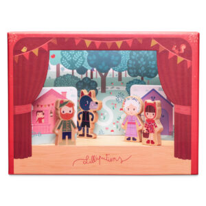 Lilliputiens Theater met magneten-Roodkapje