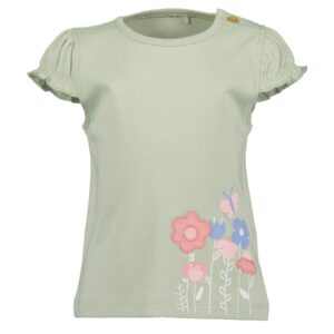 Blue Seven T-shirt Flower Green