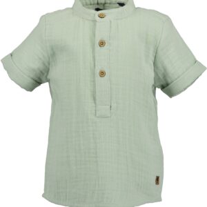 Blue Seven overhemd groen korte mouw