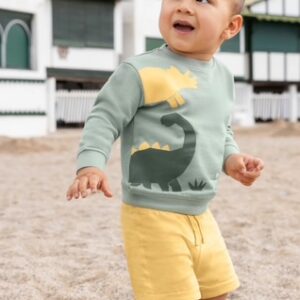 Blue Seven Sweater Dino groen