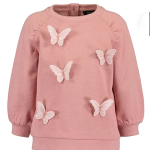 Blue Seven Sweater Vlinder Mauve