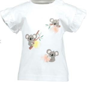 Blue Seven T-shirt Koala wit