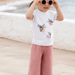 Blue Seven Flared Joggingbroek Mauve