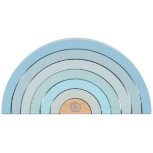Houten Regenboog Blauw