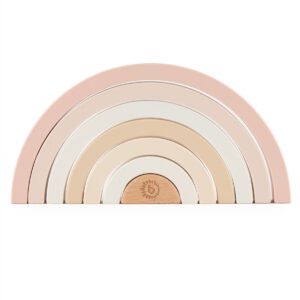 Houten Regenboog Roze