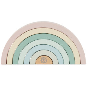 Houten Regenboog Pastel