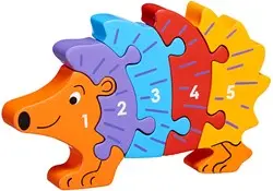 Fairtrade houten puzzel Egel