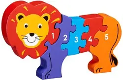 Fairtrade houten puzzel Leeuw