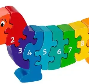 Fairtrade houten puzzel Teckel