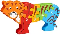 Fairtrade houten puzzel Tijger